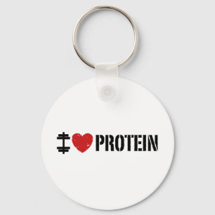 Llavero Amo a Proteína