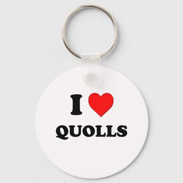 Llavero Amo a Quolls (Anverso)