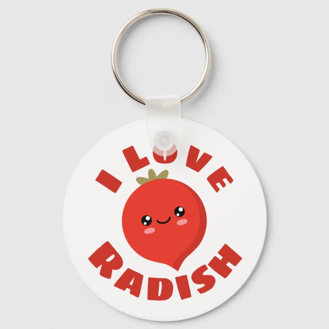 Llavero Amo a Radish (Anverso)
