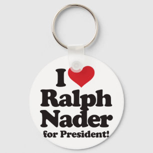 Llavero Amo a Ralph Nader para el presidente
