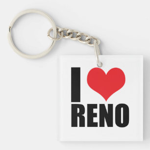 Llavero Amo a Reno