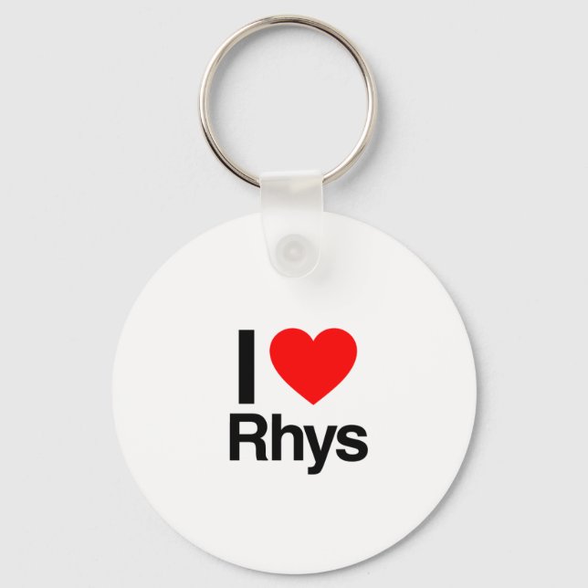 Llavero amo a rhys (Anverso)