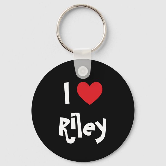 Llavero Amo a Riley (Anverso)