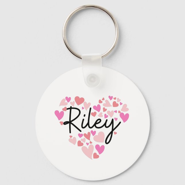 Llavero Amo a Riley (Anverso)