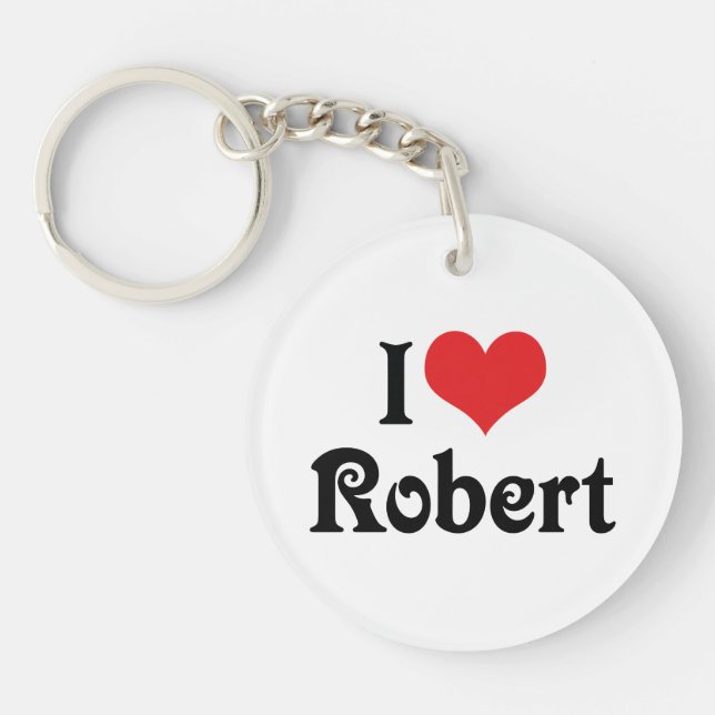 Llavero Amo a Robert (Frente)