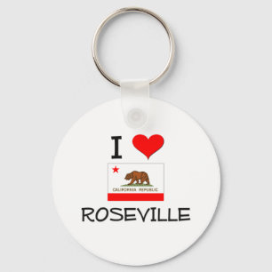 Llavero Amo a ROSEVILLE California