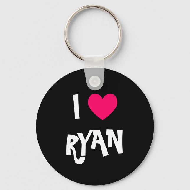 Llavero Amo a Ryan (Anverso)