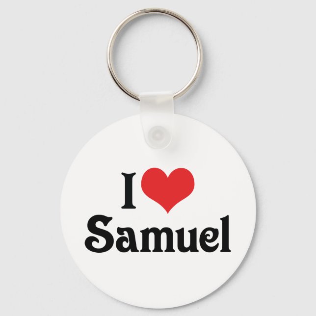 Llavero Amo a Samuel (Anverso)