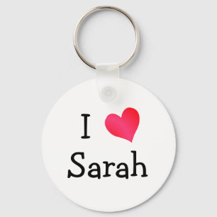 Llavero Amo a Sarah