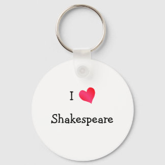 Llavero Amo a Shakespeare