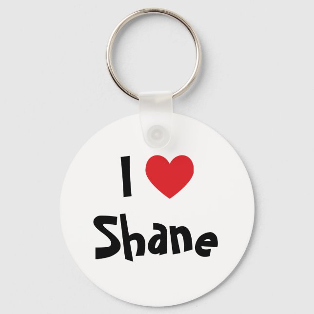 Llavero Amo a Shane (Anverso)