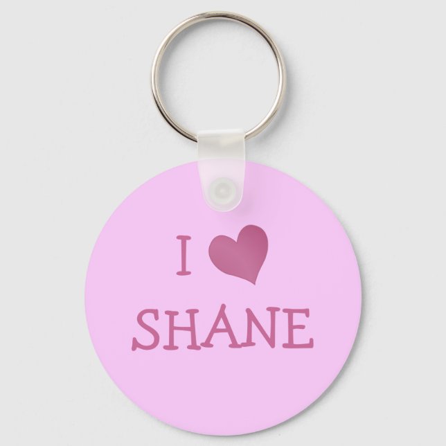 Llavero Amo a Shane (Anverso)