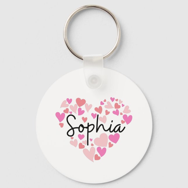 Llavero Amo a Sophia (Anverso)