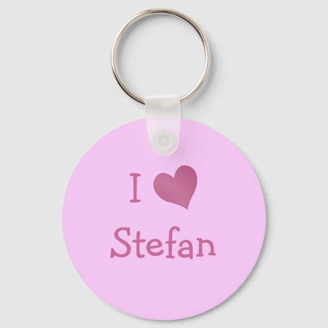 Llavero Amo a Stefan (Anverso)