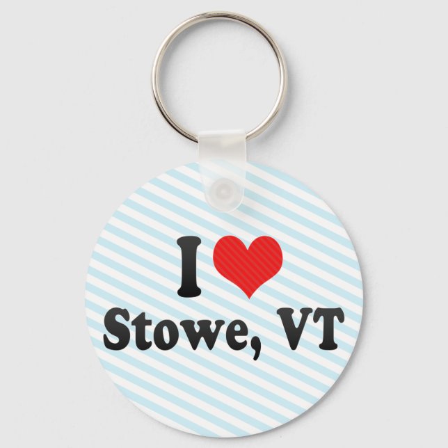 Llavero Amo a Stowe, VT (Anverso)