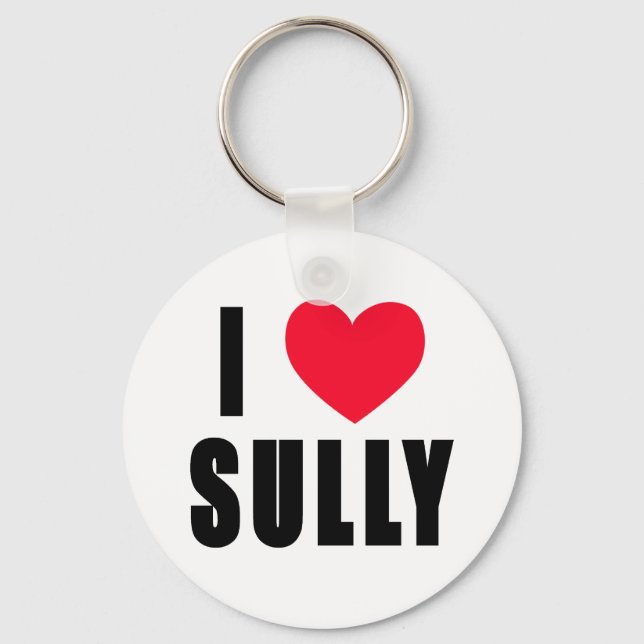 Llavero Amo a Sully I HEART Sully (Anverso)