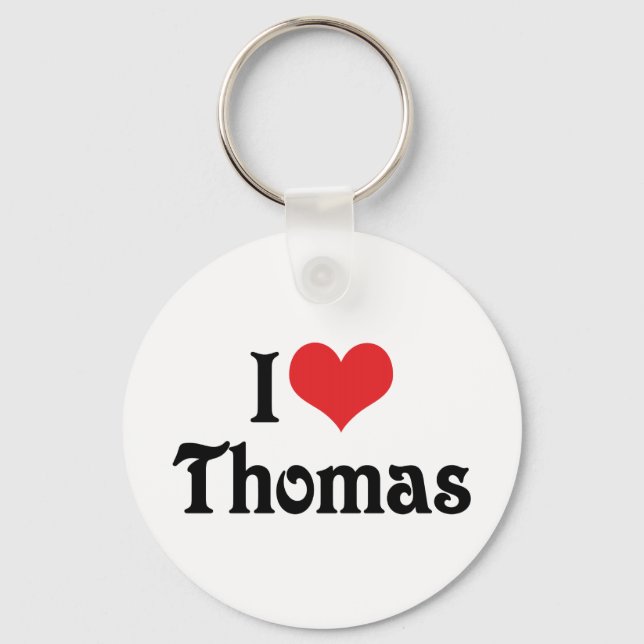 Llavero Amo a Thomas (Anverso)