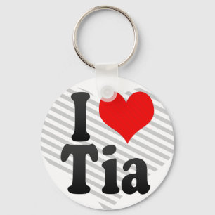Llavero Amo a Tia