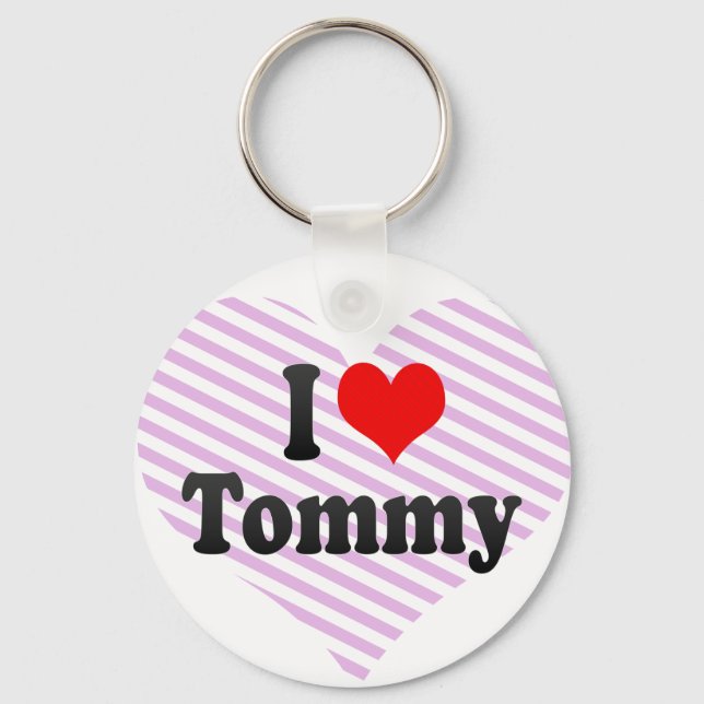 Llavero Amo a Tommy (Anverso)