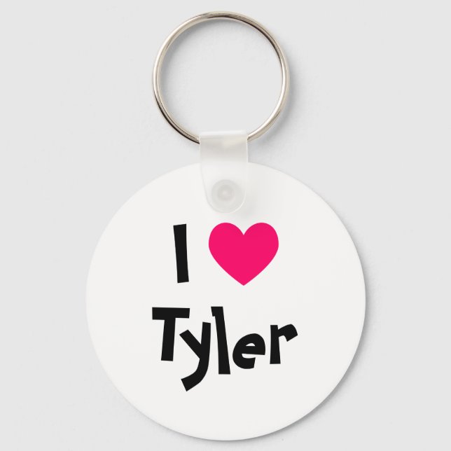 Llavero Amo a Tyler (Anverso)