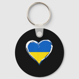 Llavero Amo a Ucrania - Apoyo a Ucrania - Bandera de Ucran
