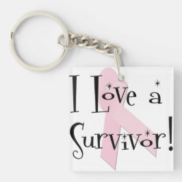 Llavero Amo a un superviviente Conciencia del cáncer de ma
