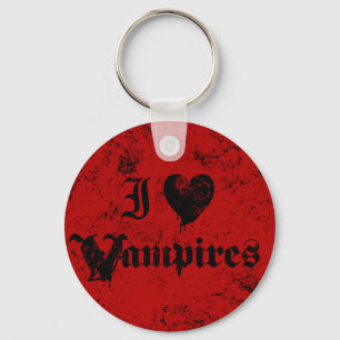 Llavero Amo a vampiros