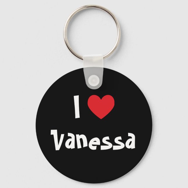 Llavero Amo a Vanessa (Anverso)