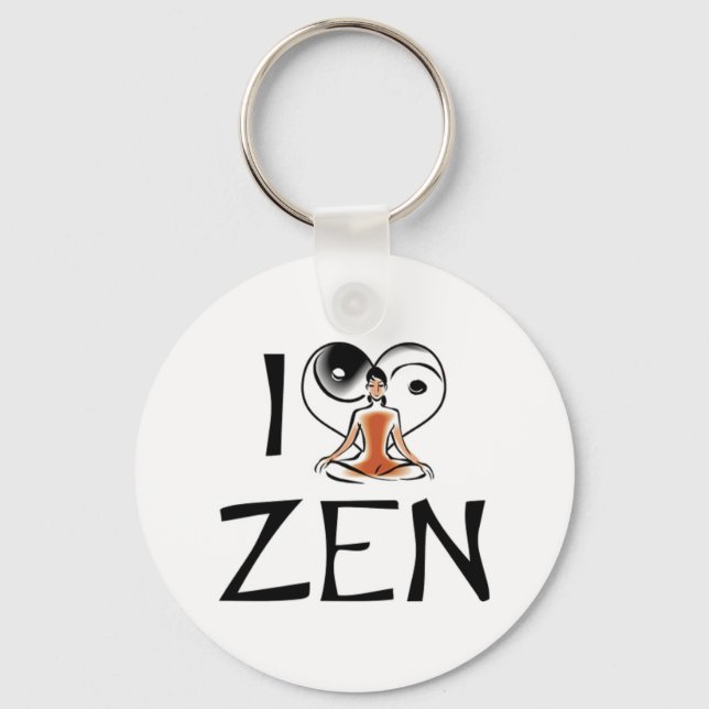 Llavero Amo a Zen Keychain (Anverso)