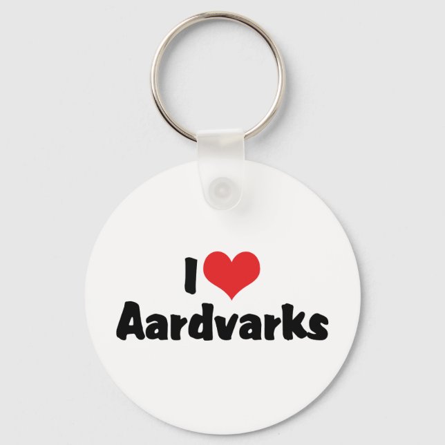 Llavero Amo Aardvarks de Corazón (Anverso)