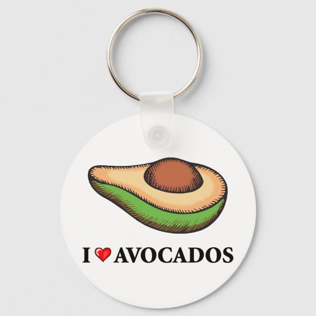 Llavero Amo Aguacates (Anverso)