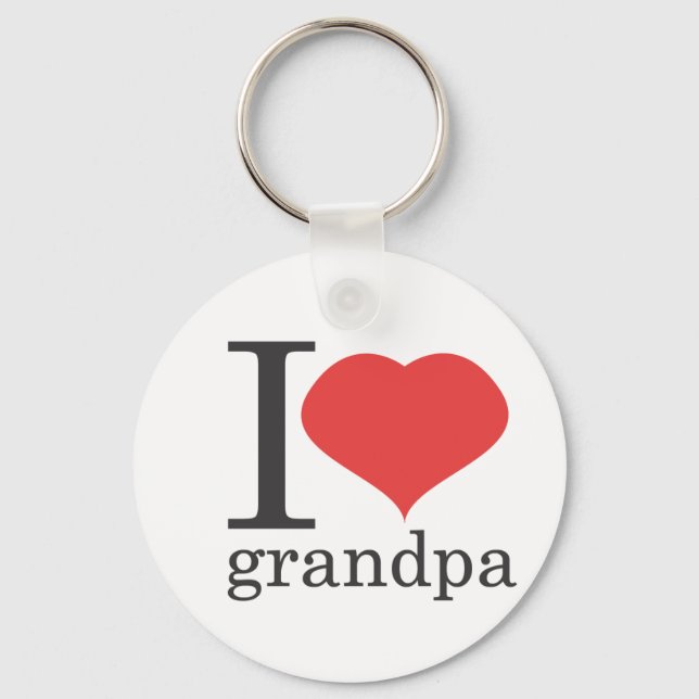 Llavero amo al abuelo (Anverso)
