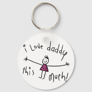 LLAVERO ¡AMO AL PAPÁ ESTE MUCHO! NUEVA IDEA DEL REGALO D