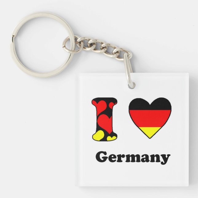 Llavero Amo Alemania (Frente)