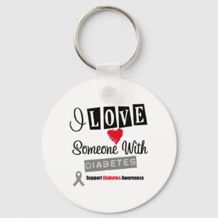Llavero Amo alguien con diabetes