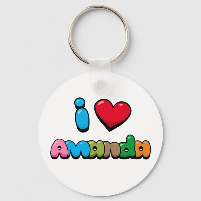 Llavero Amo Amanda (Anverso)