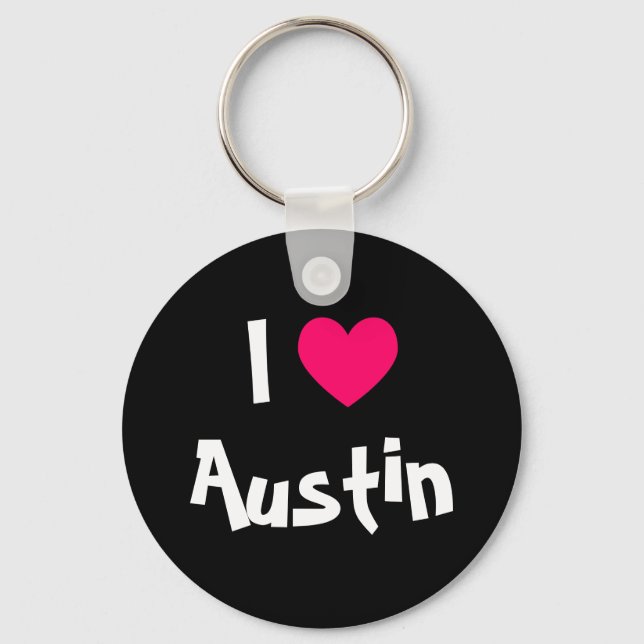 Llavero Amo Austin Texas (Anverso)
