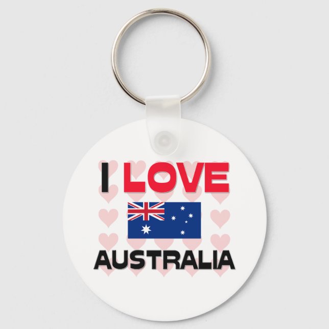 Llavero Amo Australia (Anverso)