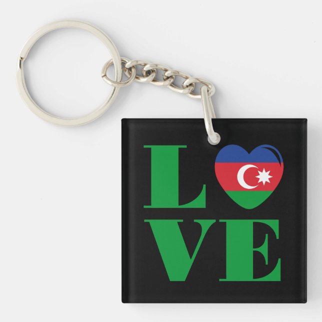 Llavero Amo Azerbaiyán (Frente)