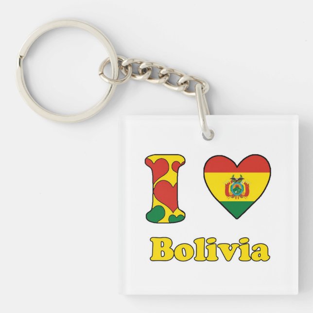 Llavero Amo Bolivia (Frente)