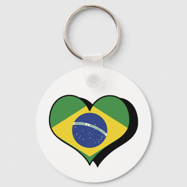 Llavero Amo Brasil (Anverso)