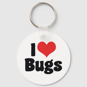 Llavero Amo Bugs de Corazón - Entomólogo de Insectos