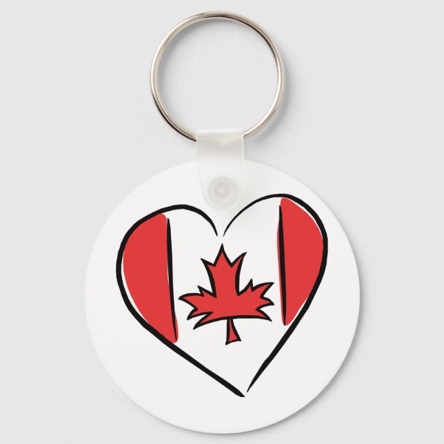 Llavero Amo Canadá (Anverso)