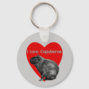Llavero Amo Capybaras Keychain