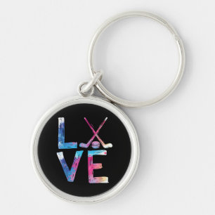 Llavero Amo Chicas de hockey sobre hielo Regalos de hockey