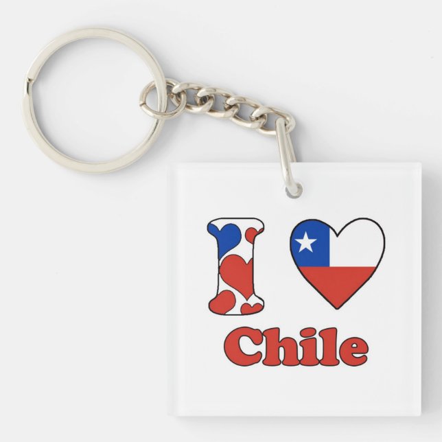 Llavero Amo Chile (Frente)