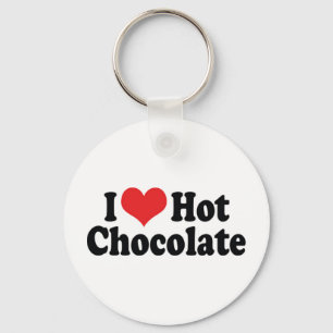 Llavero Amo Chocolate Caliente Corazón - Amantes del Cacao