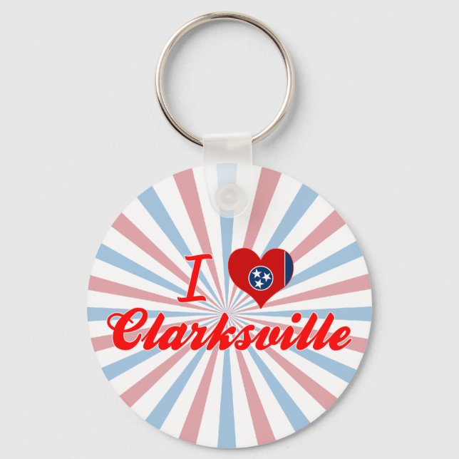 Llavero Amo Clarksville, Tennessee (Anverso)