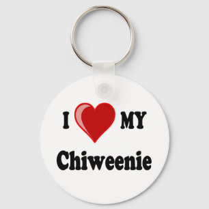 Llavero Amo (Corazón) Mi Perro Chiweenie