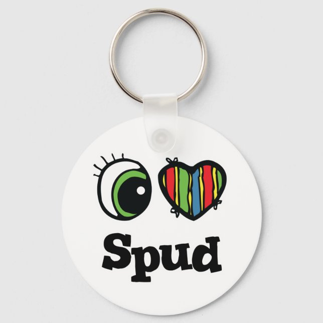 Llavero Amo (Corazón) Spud (Anverso)